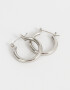 Aros Argollas Metal Argollas De Metal - Plateado
