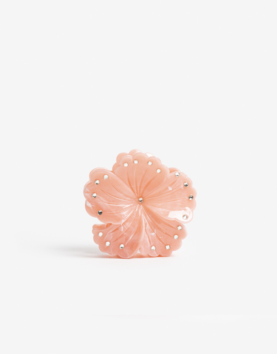 Set De 2 Broches Medianos En Forma De Flor 
