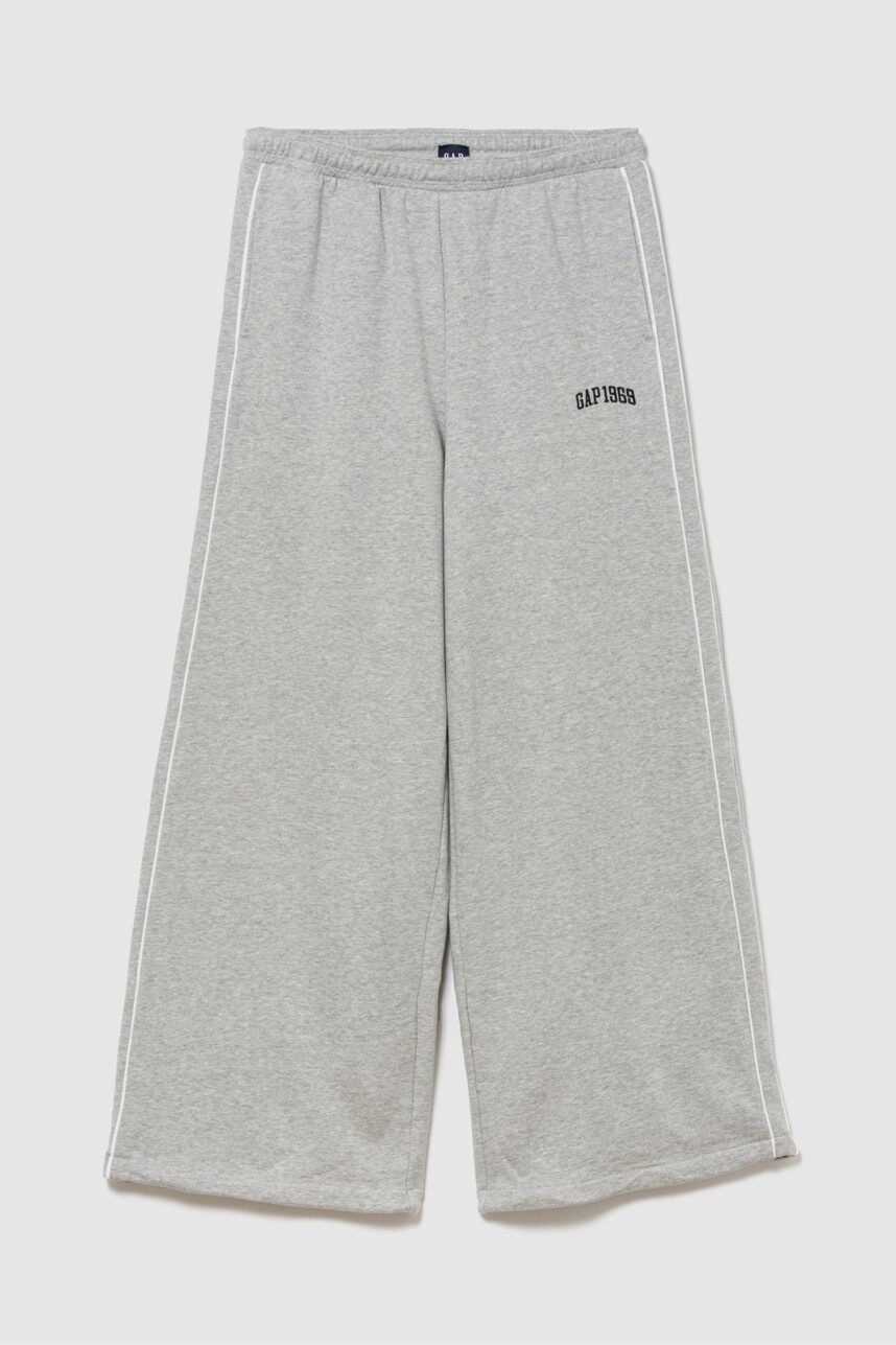Pantalón Deportivo Baggy Logo Gap Mujer B08