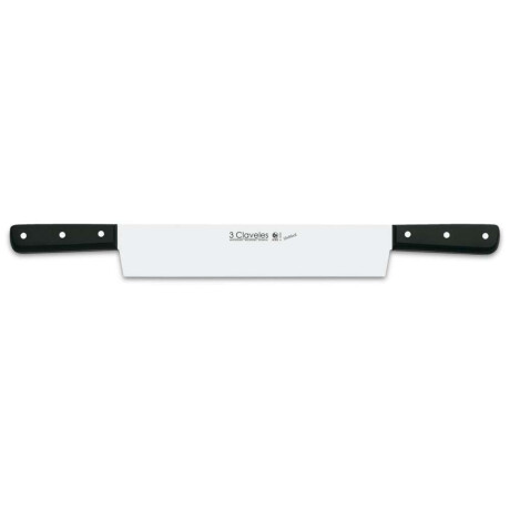 Cuchillo Queso Acero Inox 2Mangos Uniblock 3Claveles 30Cm