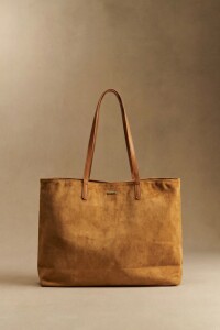 Travel Bag Gamuza Vegana Camel