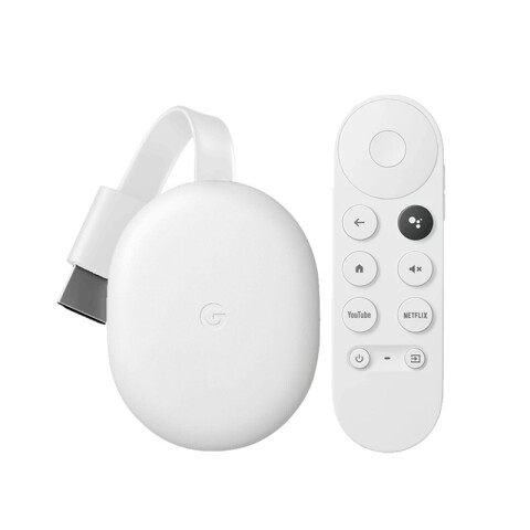 Google Chromecast 4 4K HDMI streaming Blanco Unica