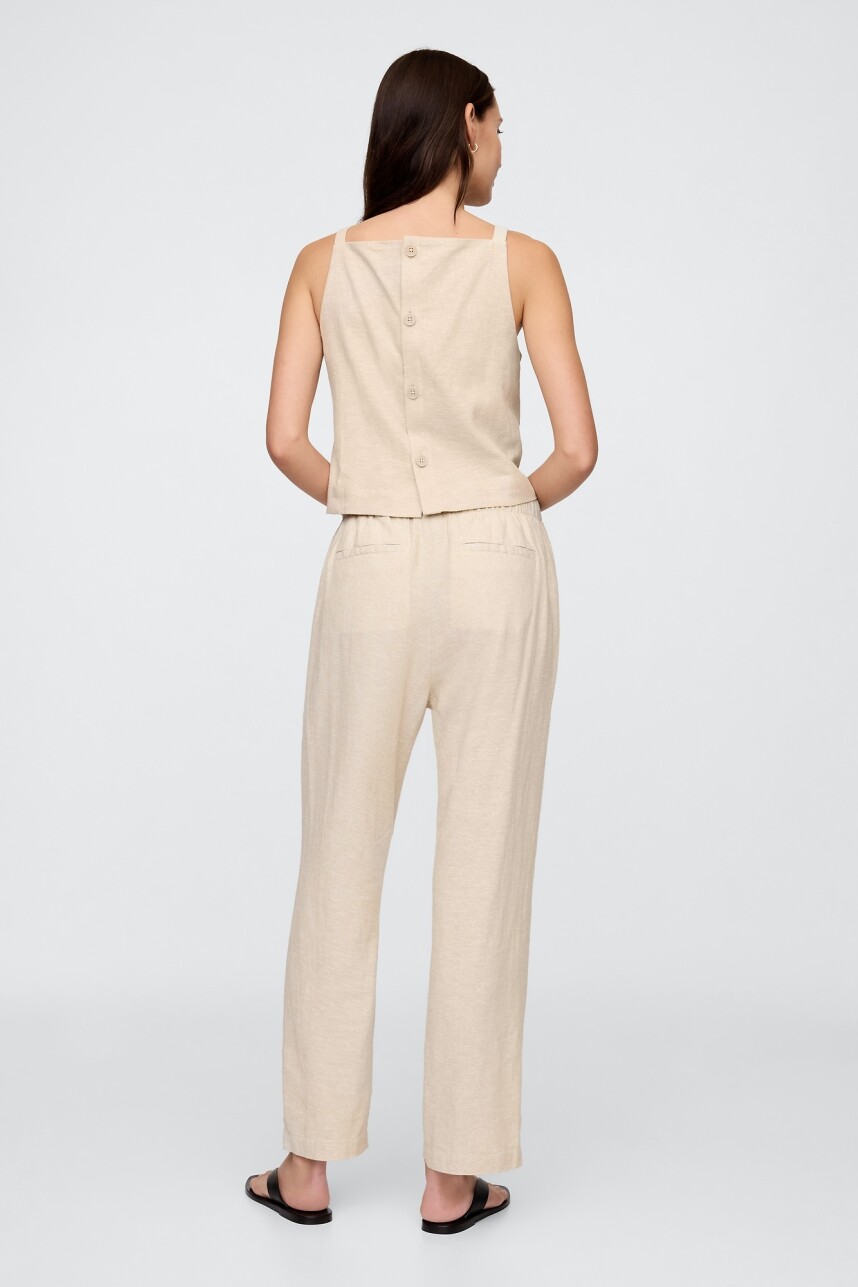 Pantalón De Lino Mujer Flax Linen