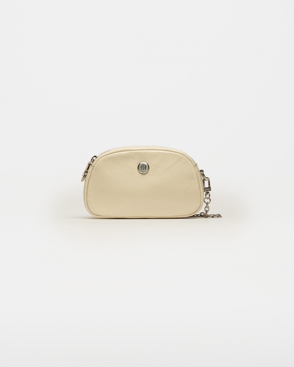 Mini bag Bonnie en cuero charol Natural
