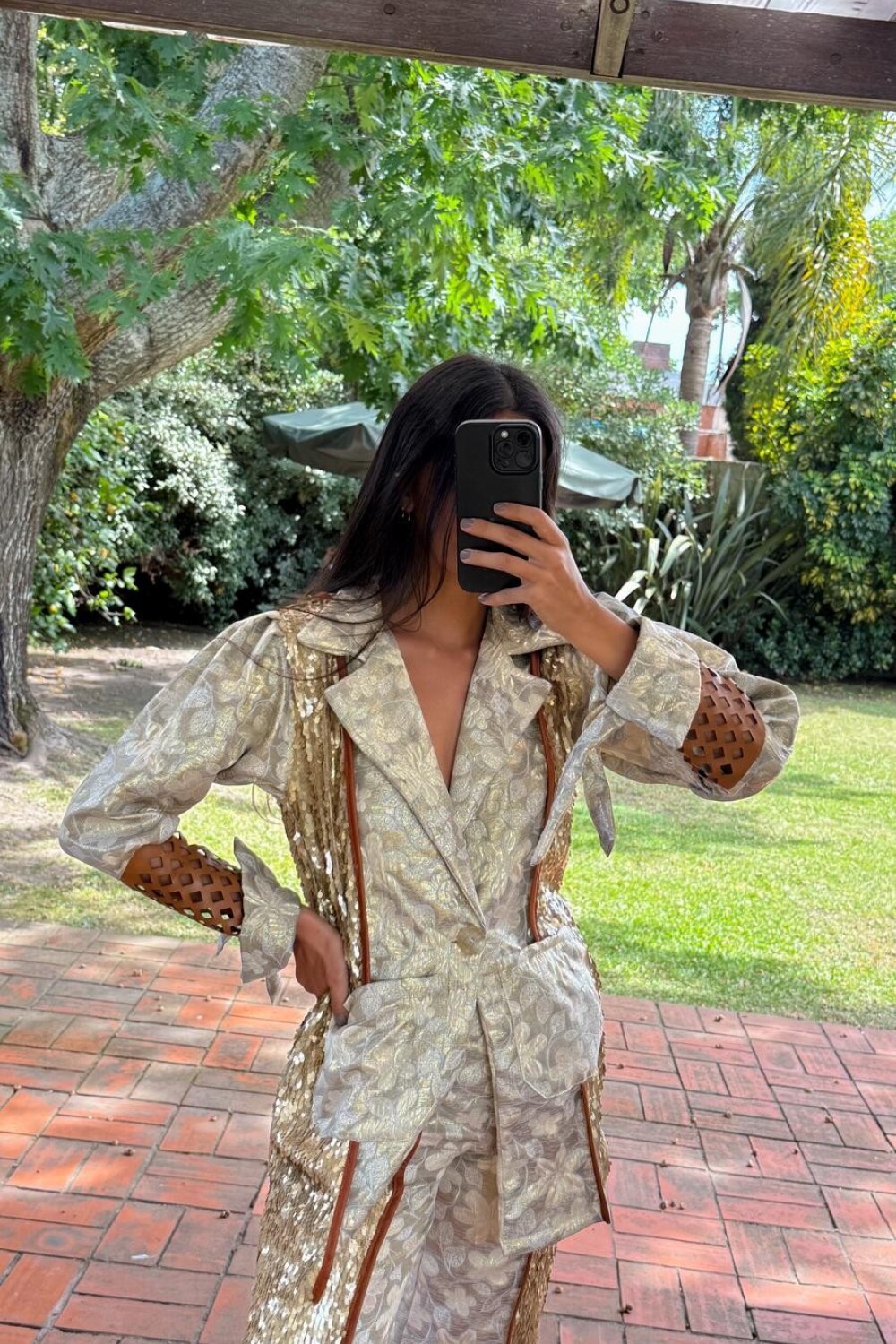 Disco Blazer Champagne