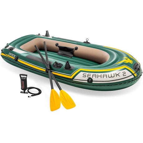 Bote Intex Gomón Inflable 2 Personas Remo Inflador Inx66332