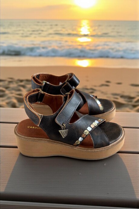 Sandalias ROMA Chocolate Con Arte Sandalias ROMA Chocolate Con Arte