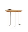 Mesa de arrime Doble side Linea Manhattan Marron/Marron