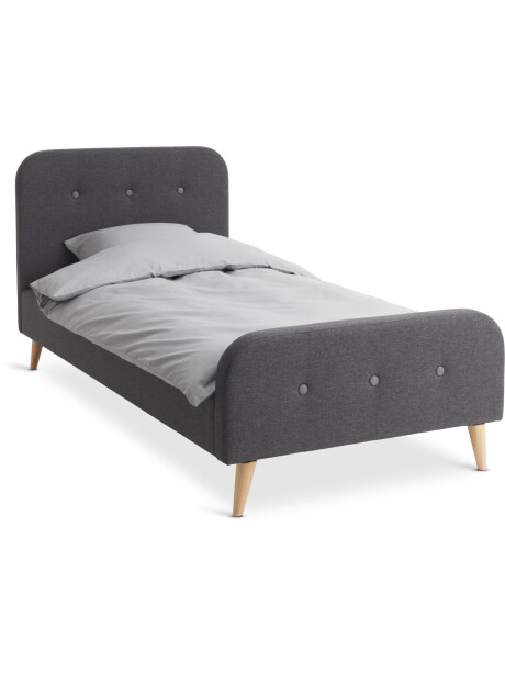 Estructura cama KONGSBERG 1 Plaza 90x200 gris Estructura cama KONGSBERG 1 Plaza 90x200 gris