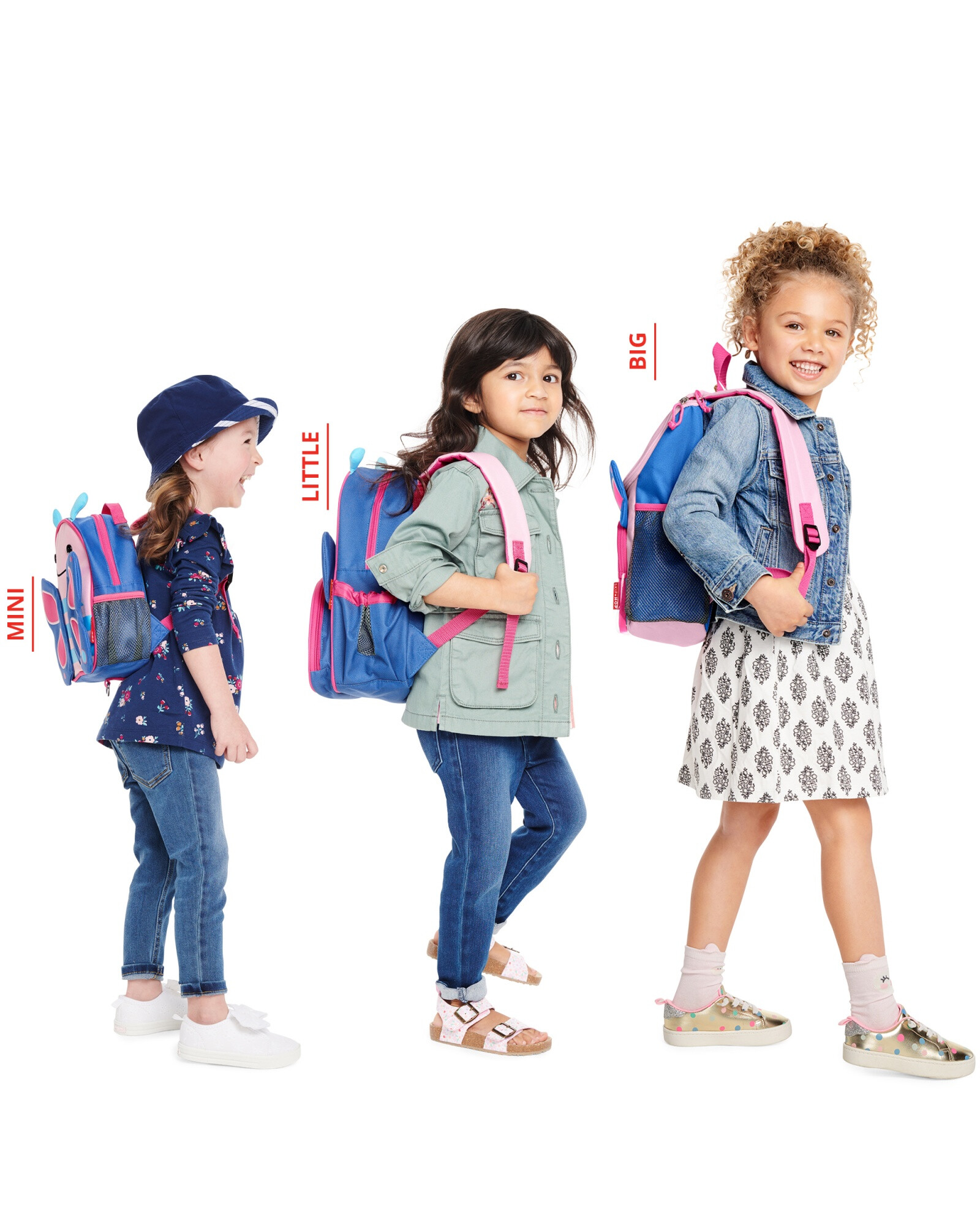 Mochila grande, diseño mariposa Mochila grande, diseño mariposa