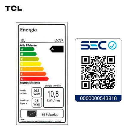 Smart TV TCL 55 QLED Mini Led 4K Google TV 55C6K
