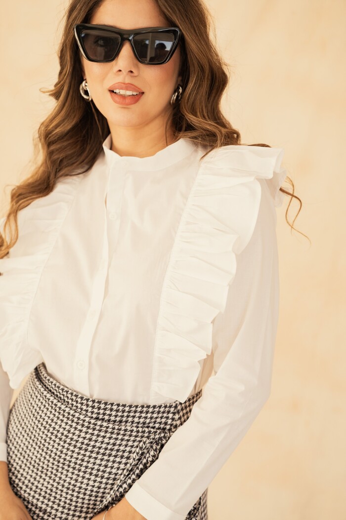 CAMISA CARLA OFF WHITE CAMISA CARLA OFF WHITE