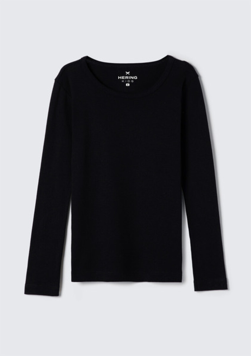 BLUSA ML FEM - NEGRO 