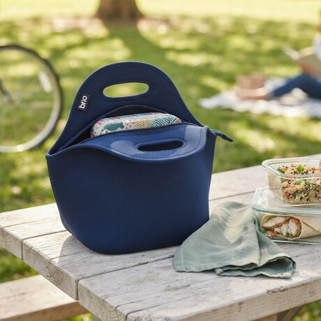 Lunchera Neopreno brio Lisa Azul
