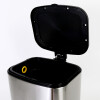 BASURERO INOX C/PEDAL 10LTS Unica