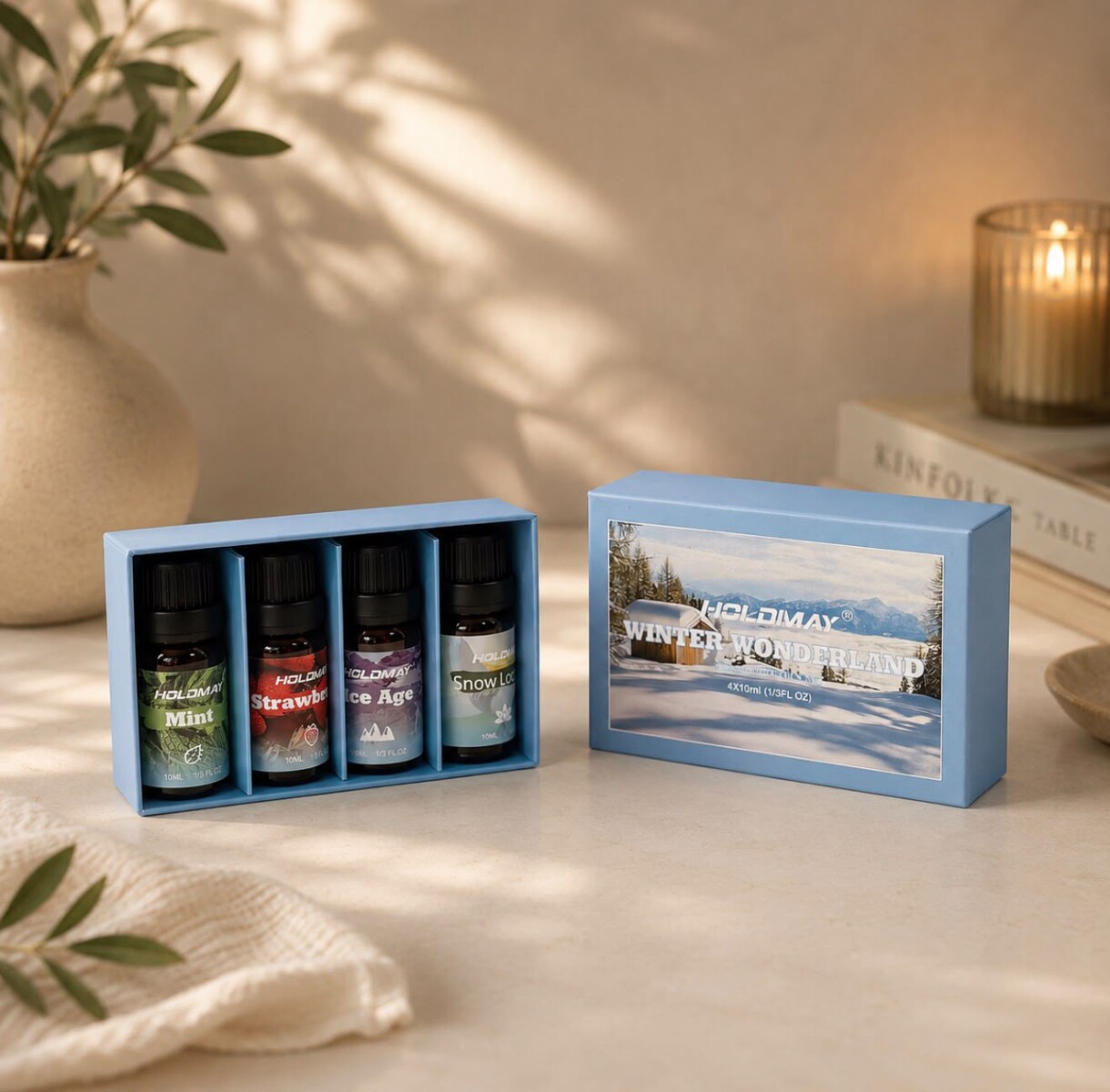 Set de 4 Aceites Esenciales para Difusor – Winter Wonderland 10 ml 