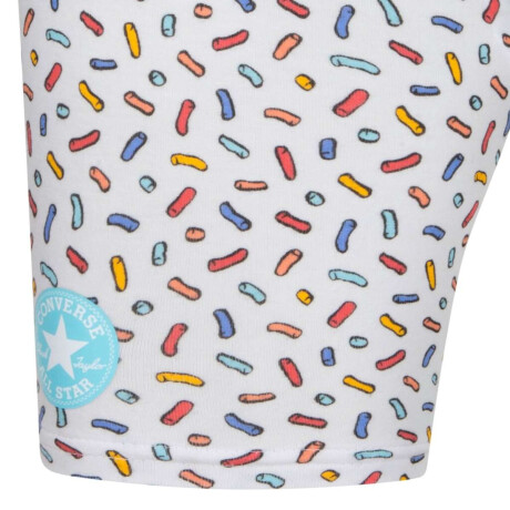 Conjunto Peplum Tank & Printed Bik de Niña Blanco