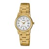 Reloj Casio LTPV002G-7B2UDF para dama con correa de acero Dorado