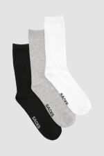 Pack x 3 medias hombre lisas media caña Variante 38