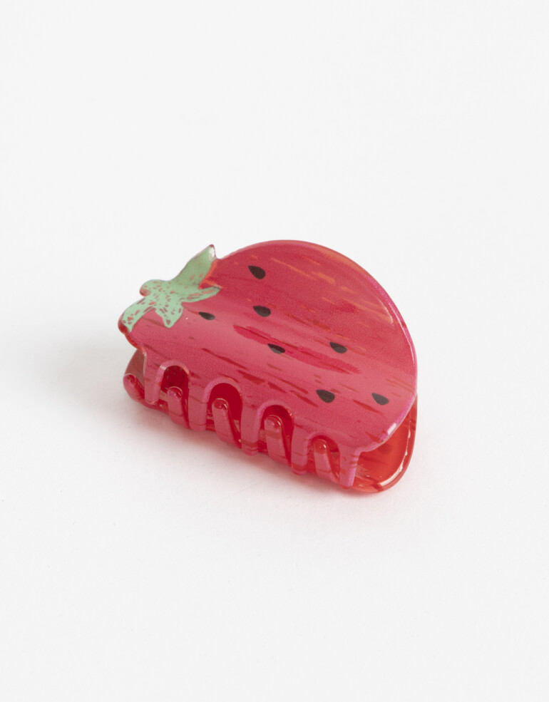 Broche Frutas Broche Acrílico Frutas - Rojo Frutilla