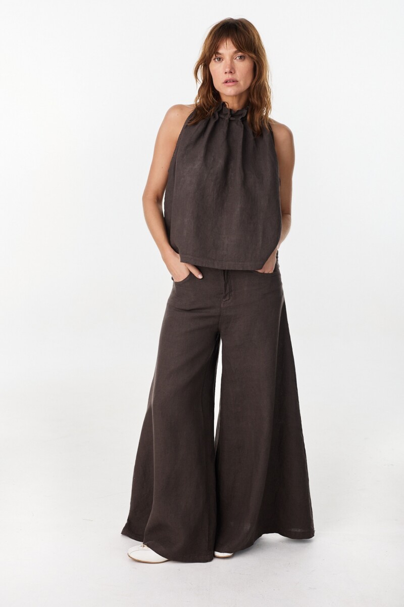 Blusa Ondas Chocolate