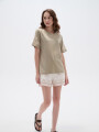 Remera Surnel Verde Grisaceo