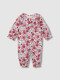 Pijama Con Estampado De Flores Cereza