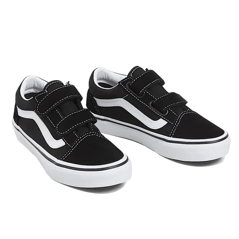 Championes Vans Old Skool V de Niños - VN000VHE6BT1 Negro-blanco