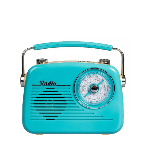 Radio Portátil Retro Mk-2181bt AZUL