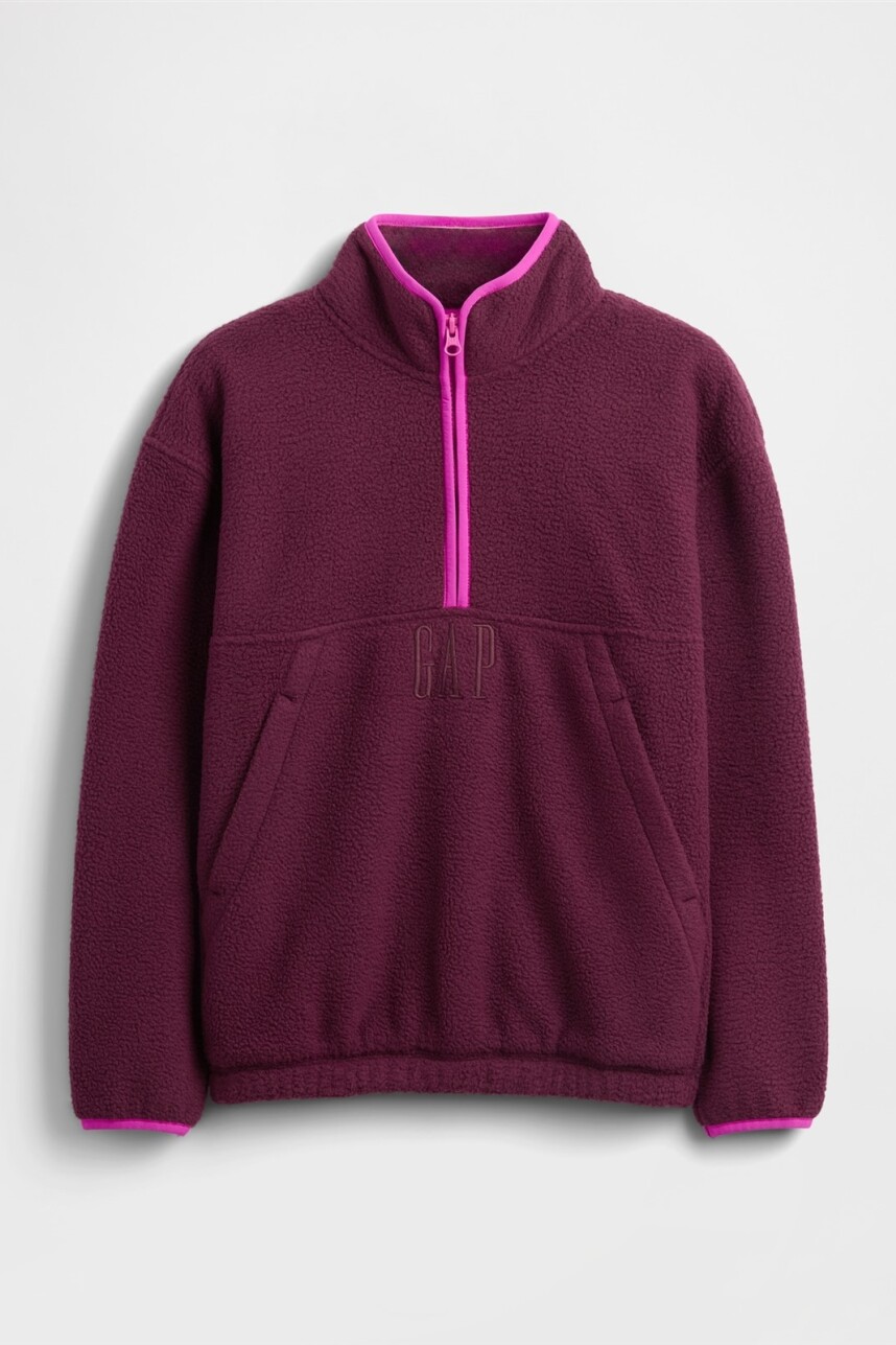 Polar Medio Cierre Niño Tuscan Red