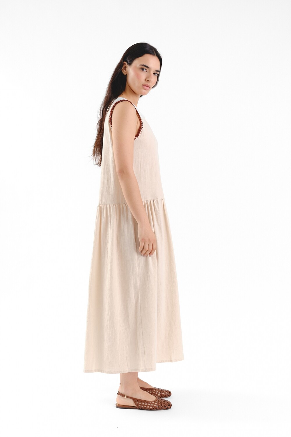 Vestido Picnic Beige