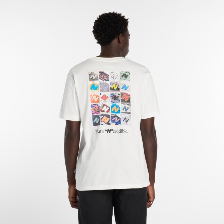 Remera New Balance de Hombre - - MT6161TQSST CRUDO