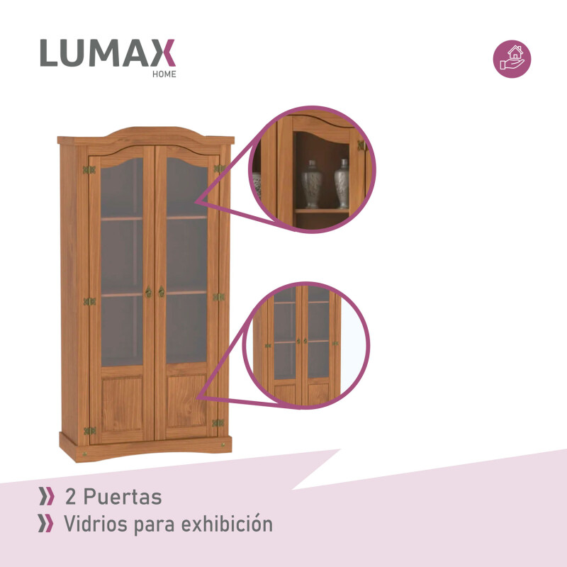Cristalero Aparador Lumax bar modular 2 puertas Madera Maciza Cristalero Aparador Lumax bar modular 2 puertas Madera Maciza