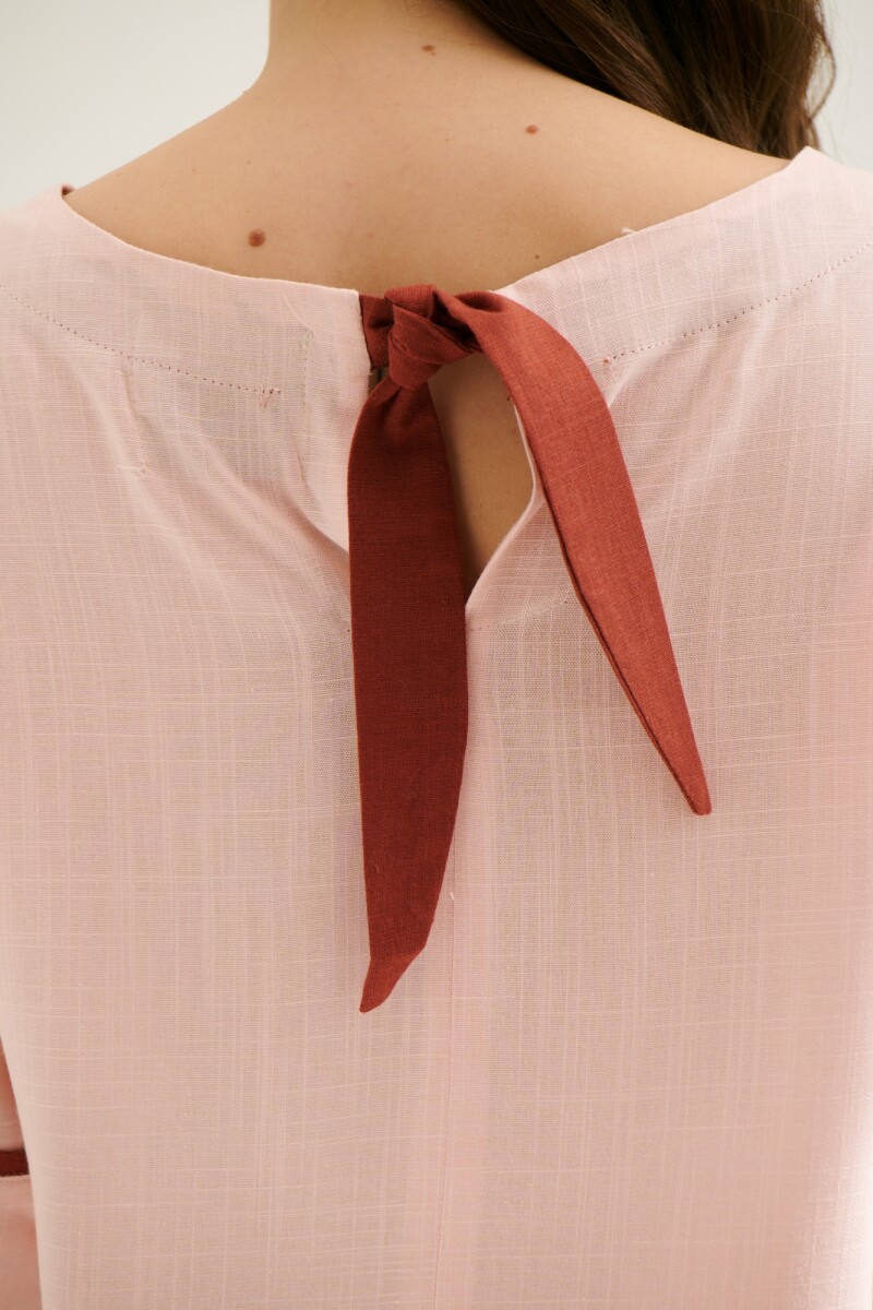 BLUSA LINO ATAR ROSA