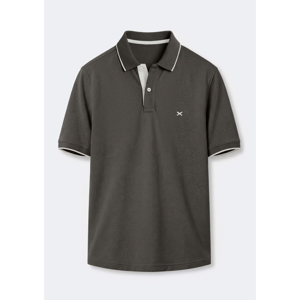 CAMISA POLO MM MASC - MARROM 