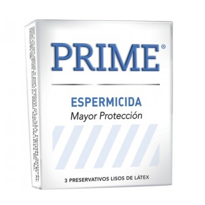 Preservativo Prime Con Espermicida 3 Uds. Preservativo Prime Con Espermicida 3 Uds.