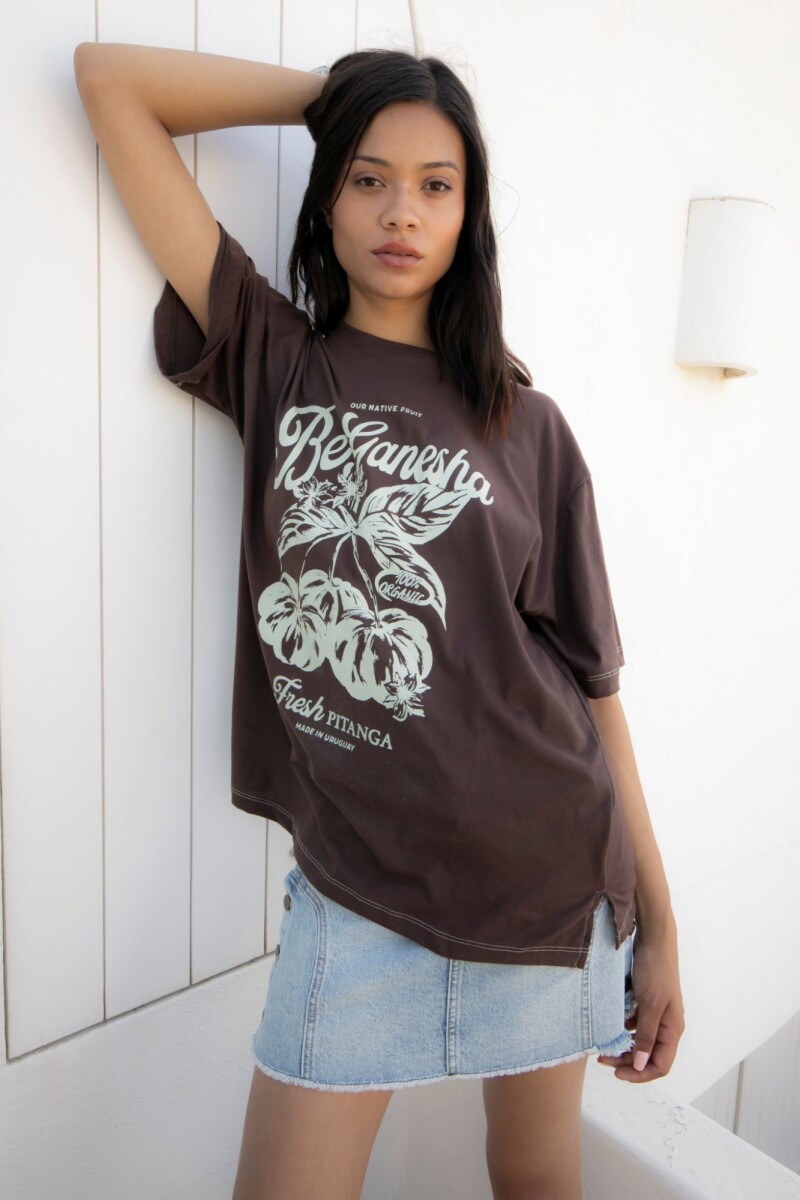 T-shirt Pitanga Marron
