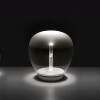LUMINARIA DE MESA BOLA DE CRISTAL BLANCO - Medium