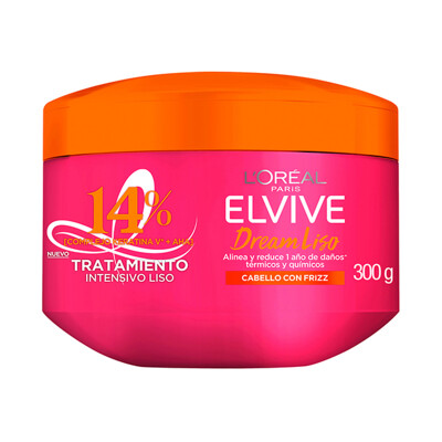 Mascarilla L'oreal Paris Elvive Dream Liso 300 Ml. Mascarilla L'oreal Paris Elvive Dream Liso 300 Ml.