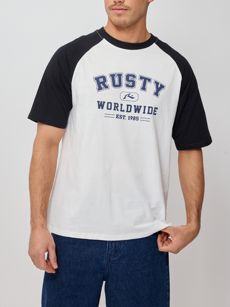T-SHIRT ERNEUS RUSTY - Negro 