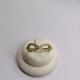 Anillo infinito Oro 10kt. con Zirconias Anillo infinito Oro 10kt. con Zirconias