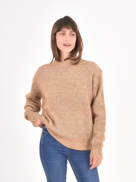 BUZO LOURDES BEIGE OSCURO