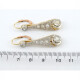 Caravanas Antiguas Platino, Oro 18K Y Brillantes Caravanas Antiguas Platino, Oro 18K Y Brillantes
