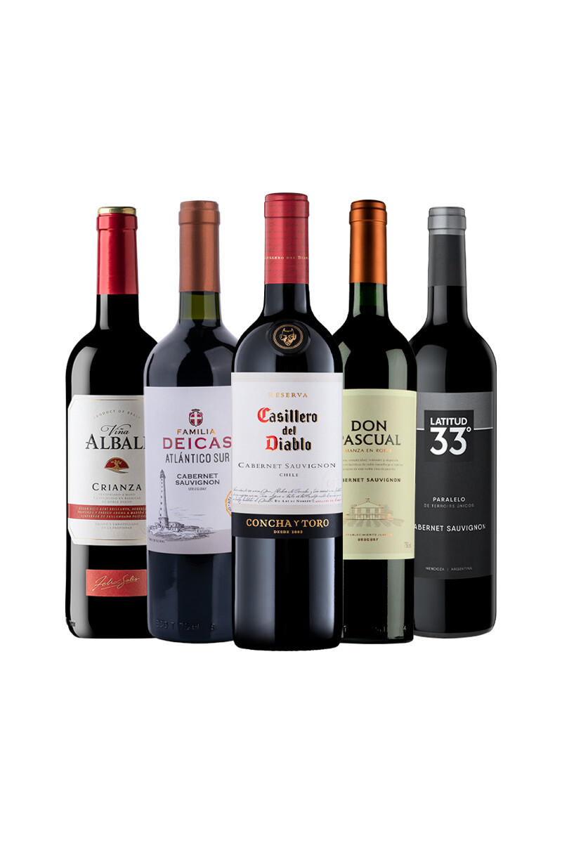 Pack Bacán Selección El origen del carácter - Cabernet Clásico x5 vinos 