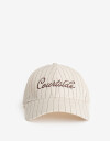 Caps Cap Rayada Con Lino Y Bordado - Combinacion Multicolor