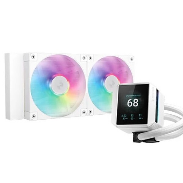 Cooler Liquido Deepcool Mystique 240 Argb Blanco COOLER LIQUIDO DEEPCOOL MYSTIQUE 240 ARG