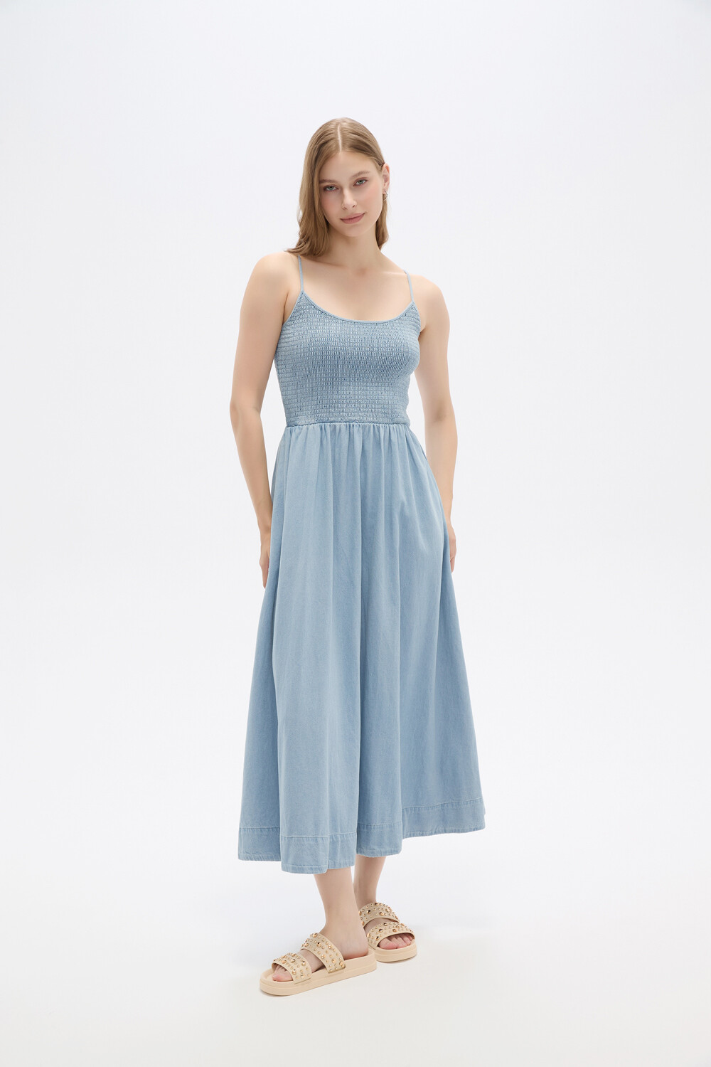 Vestido Ayani Celeste