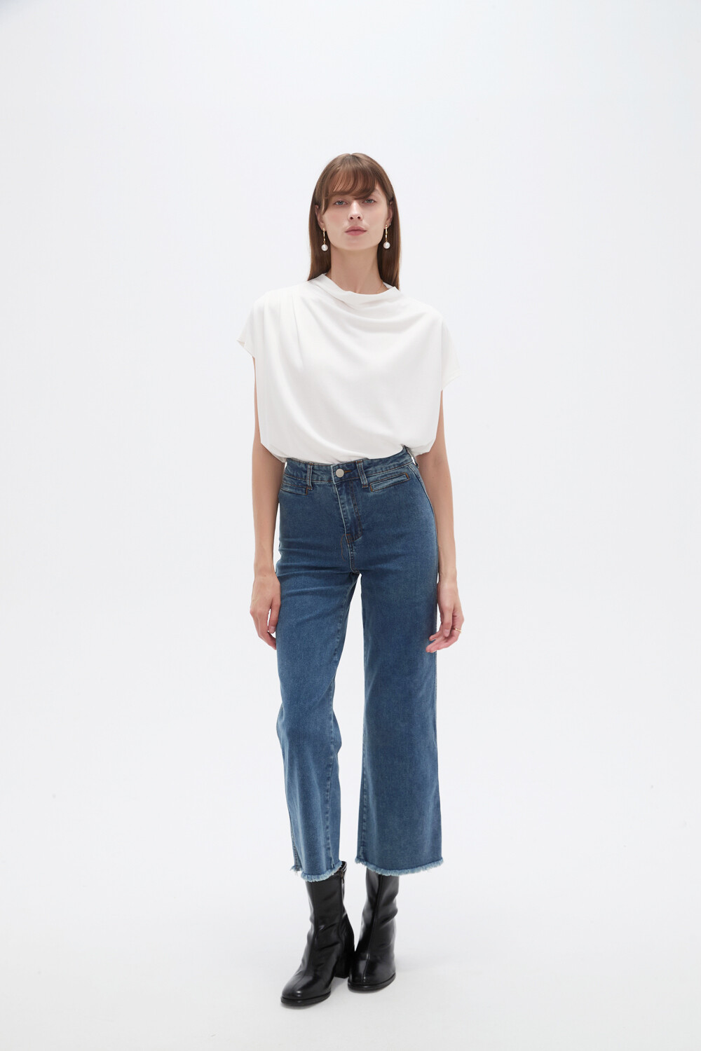 Pantalon Sohan Azul Grisaceo