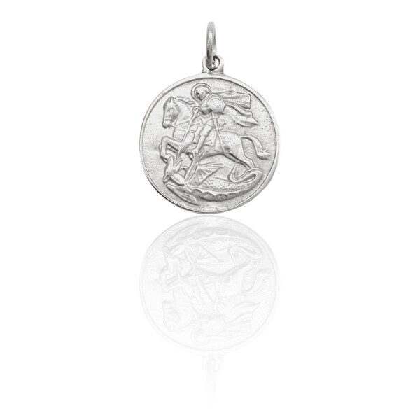 Dije San Jorge-Plata 925-Sin Piedra-CP3051 Sinpiedra