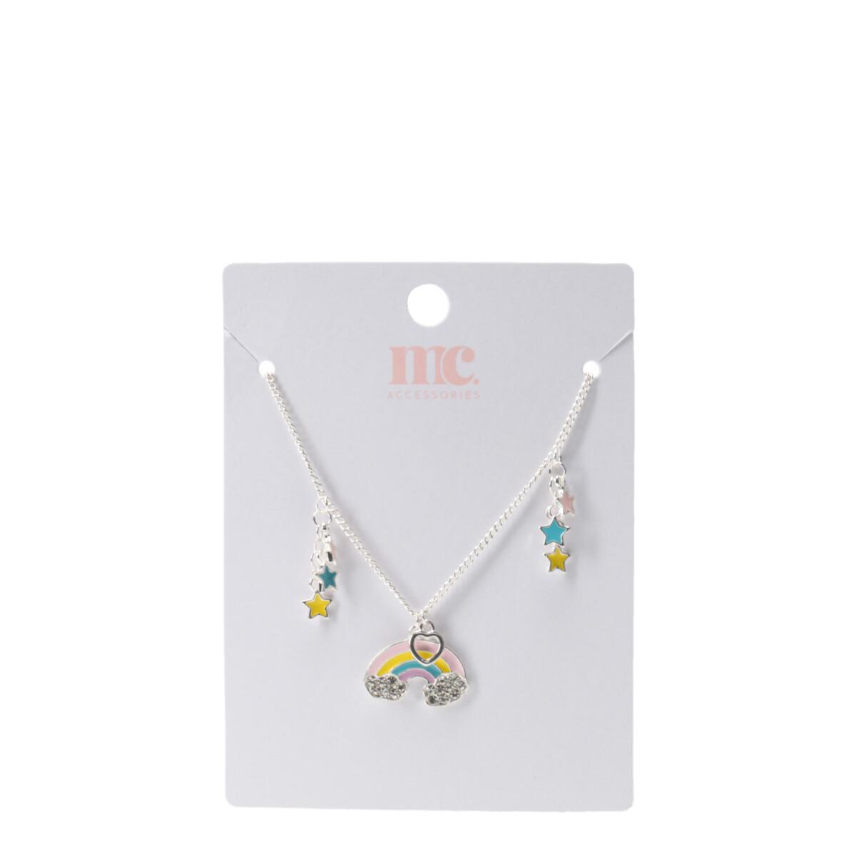 Collar con dijes arcoiris MINI MissCarol - Silver 